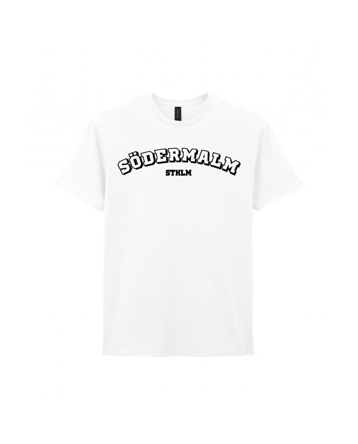 Vit Södermalm STHLM t-shirt