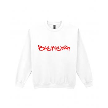 Graffiti sweatshirt i Basteskår