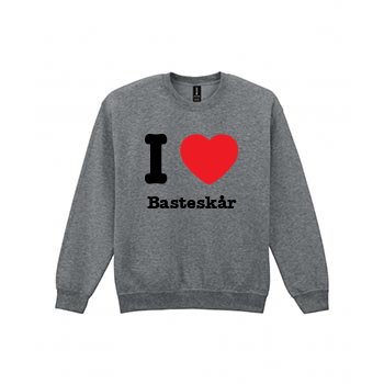 I love min ort sweatshirt i Basteskår