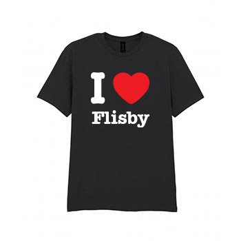 I love min ort t-shirt i Flisby