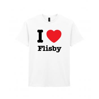 I love min ort t-shirt i Flisby