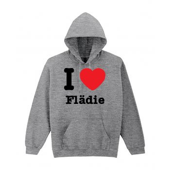 I love min ort hoodie i Flädie