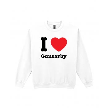 I love min ort sweatshirt i Gunsarby