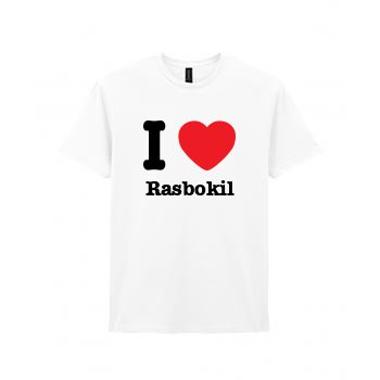 I love min ort t-shirt i Rasbokil