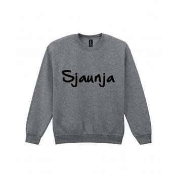 Handwritten sweatshirt i Sjaunja
