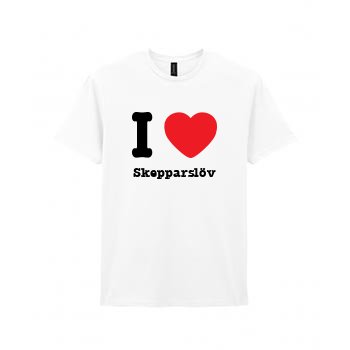 I love min ort t-shirt i Skepparslöv