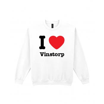 I love min ort sweatshirt i Vinstorp