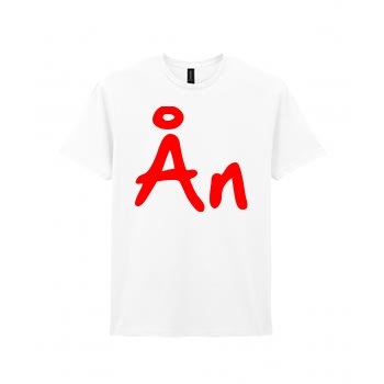 Handwritten t-shirt i Ån