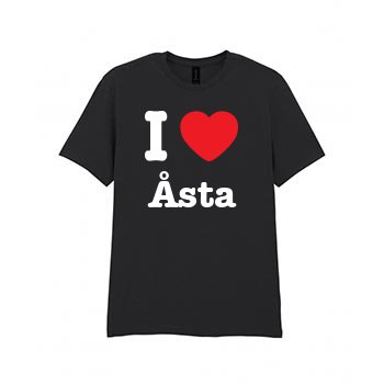 I love min ort t-shirt i Åsta